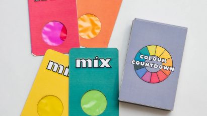 Colour Countdown card game by The Piggott School from 2024 Design Ventura competition