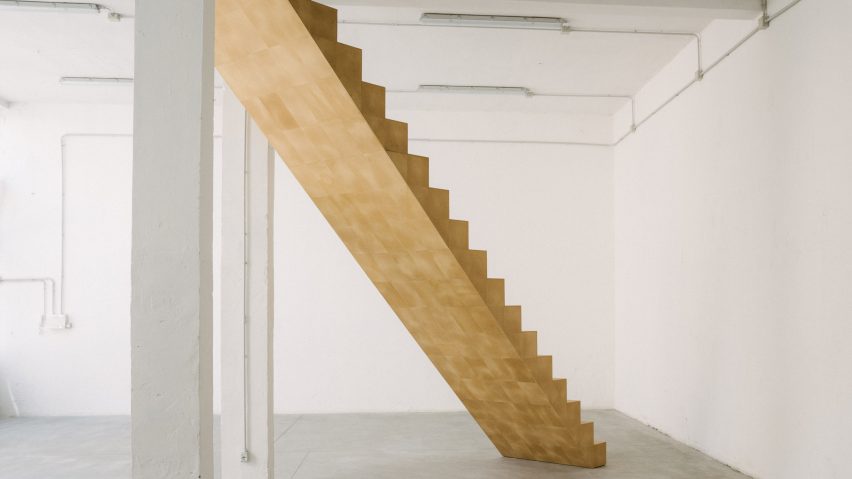 Flaxwood installation by Christien Meindertsma and Dzek