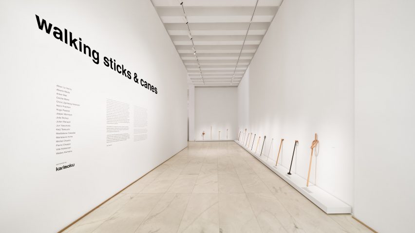 Eighteen designers create walking sticks for their future selves