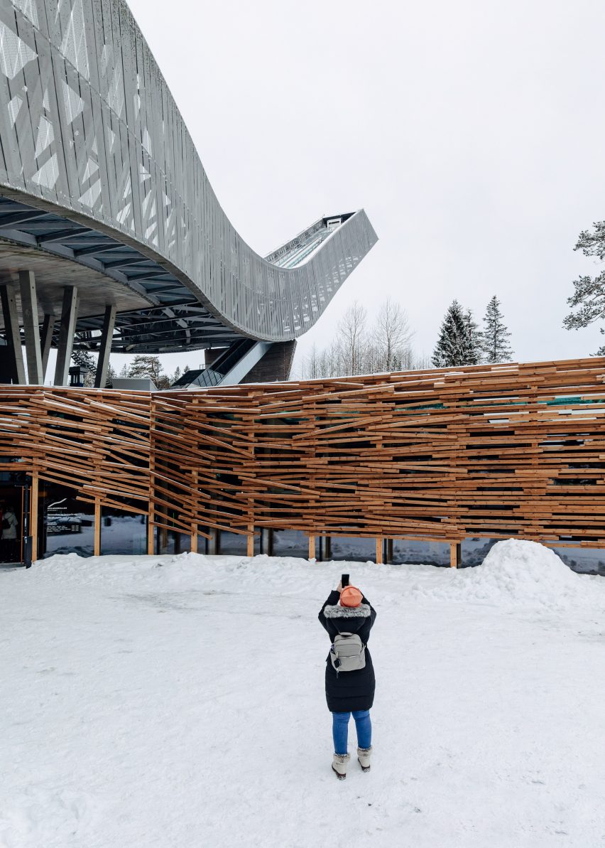 Holmenkollen ski museum extension in Oslo by Snøhetta