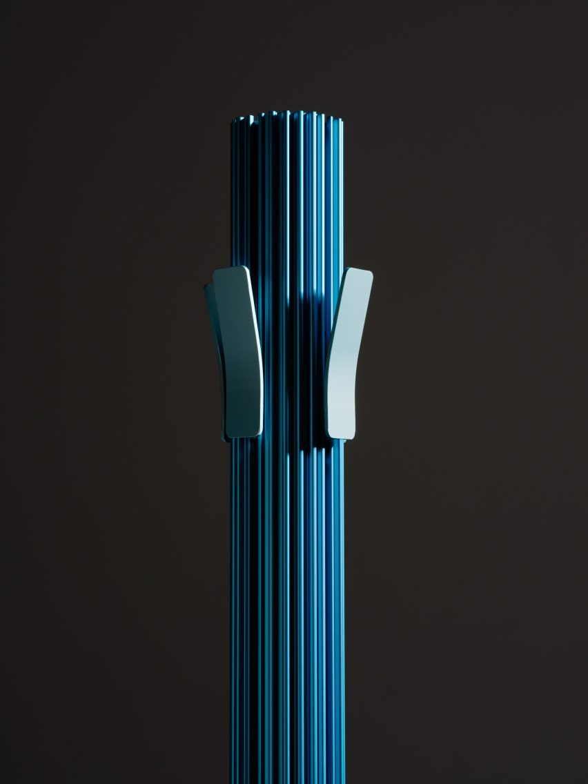 Tsuba coat stand by Andreas Engesvik