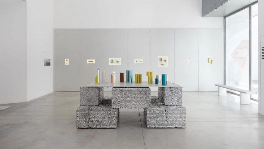 Hydro unveils objects made from recycled aluminium at Milan design week