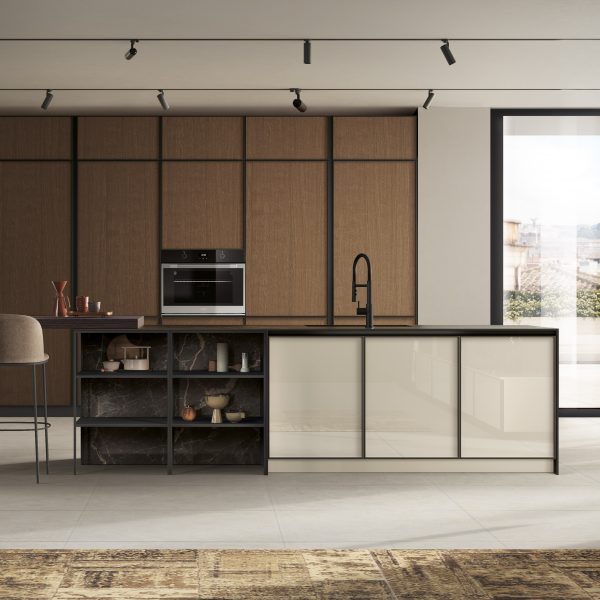 Jeometrica furnishing system by Luca Nichetto for Scavolini