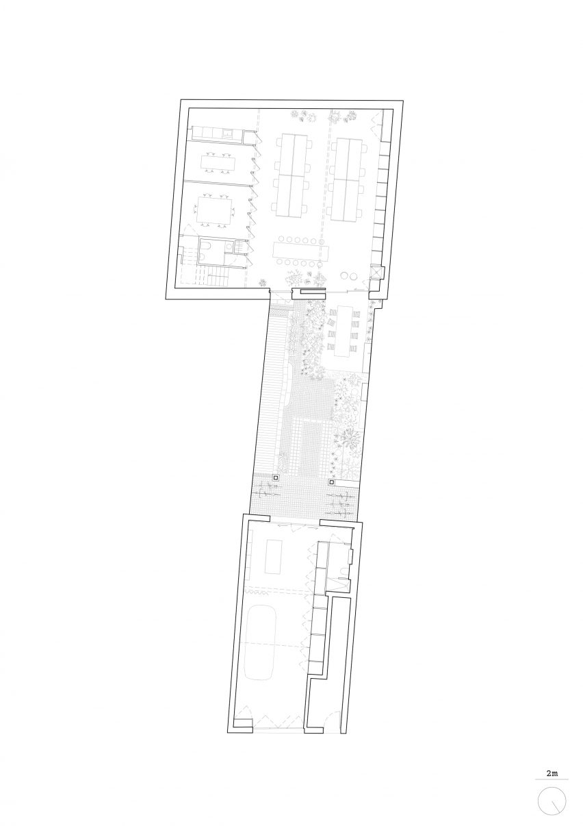 Plan drawing of L'Atelier by A6A
