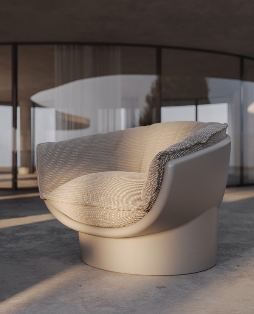 Luna outdoor chair by Ramón Esteve for Vondom