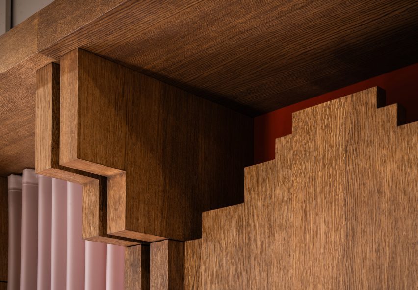 Interior of Lunet boutique in Bucharest, designed by Bogdan Ciocodeica Studio