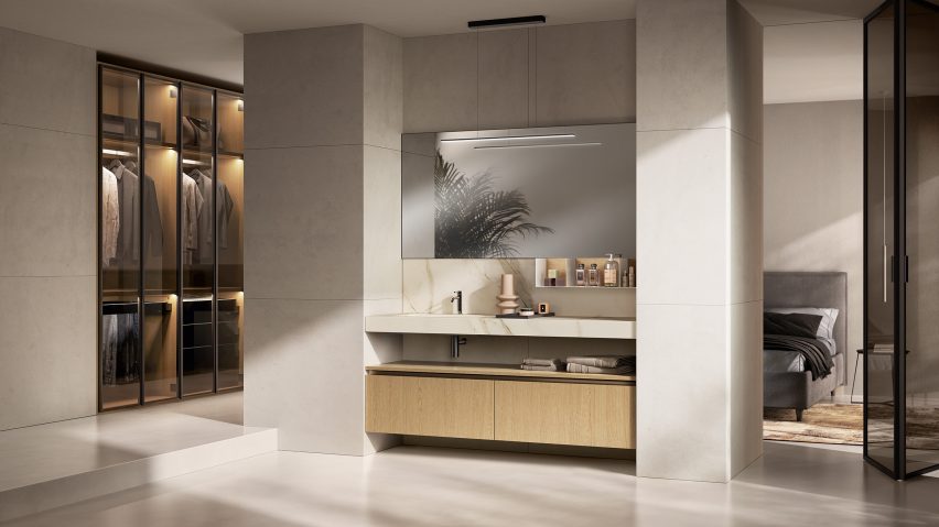 Miko bathroom collection by Scavolini