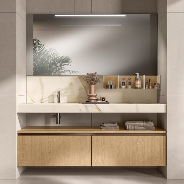 Miko bathroom collection by Scavolini