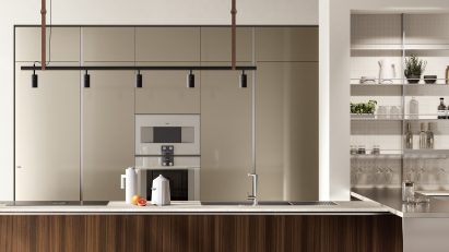 Mira furniture system by Scavolini