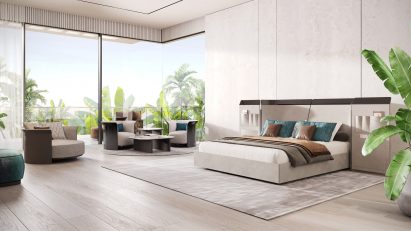Luxury bedroom interior