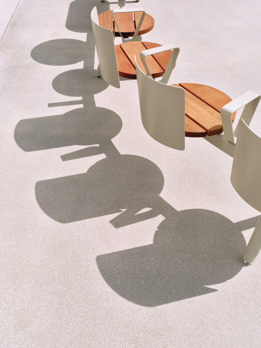 Detail of Mmcité Morse seating