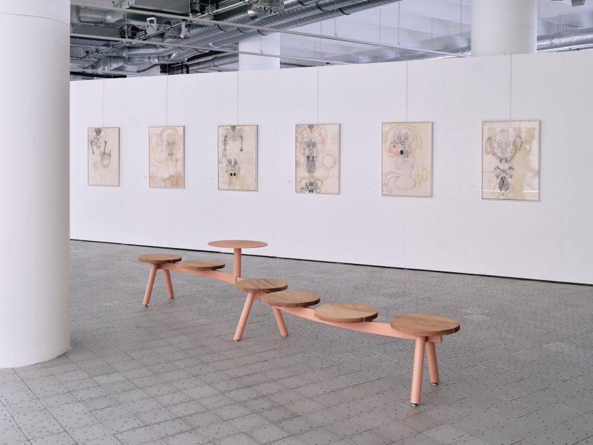 Mmcité Morse seating in gallery