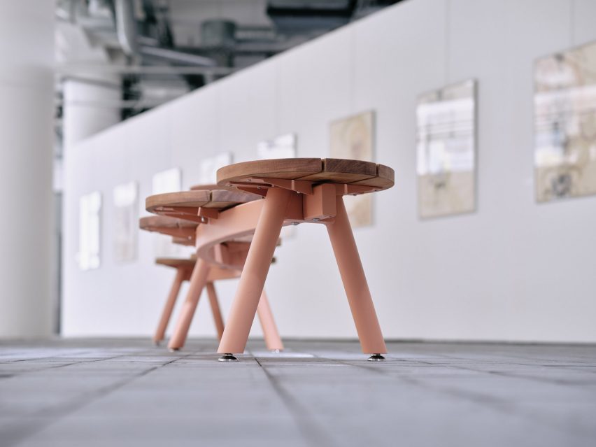 Low shot of Morse seating by Mmcité