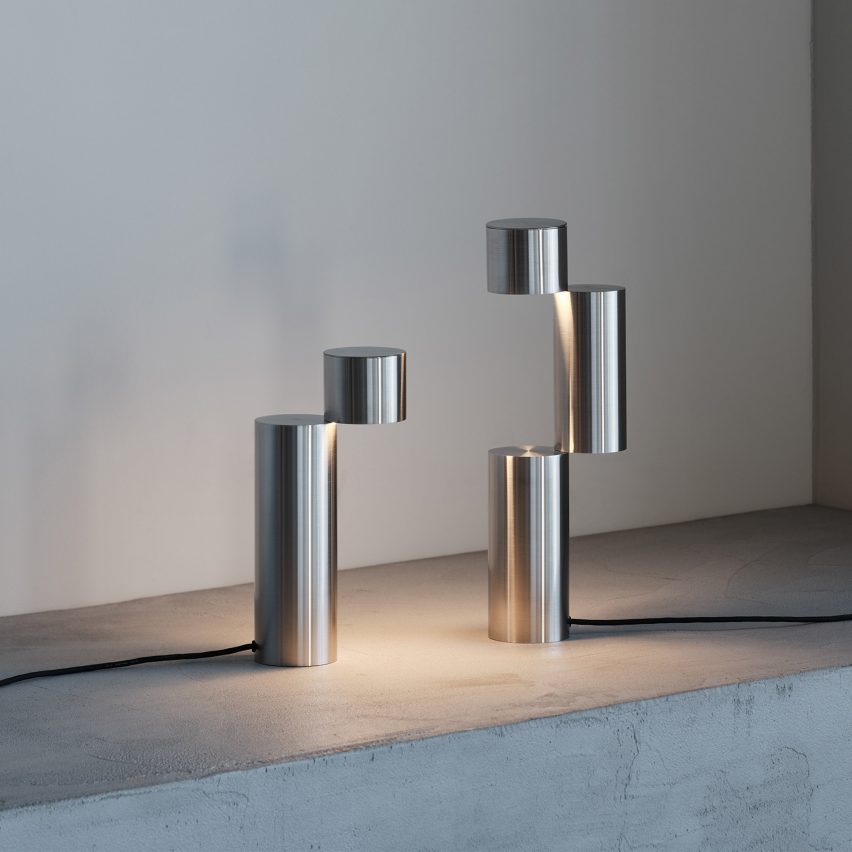 Mono-material lamp by Kotaro Usugami