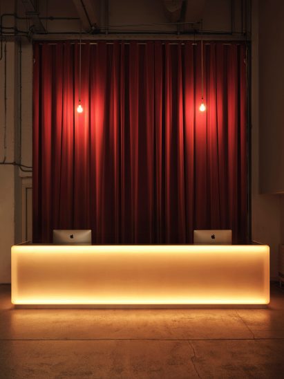 Reception desk at Mother London HQ