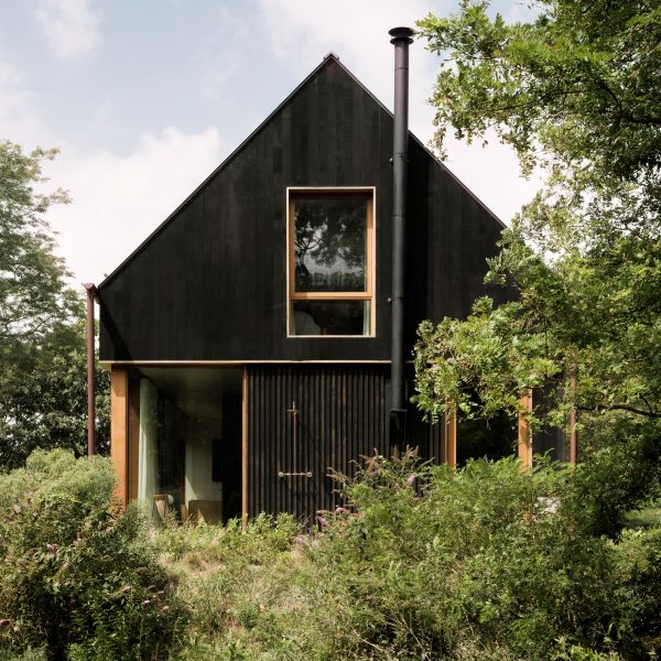 Black clad cabin