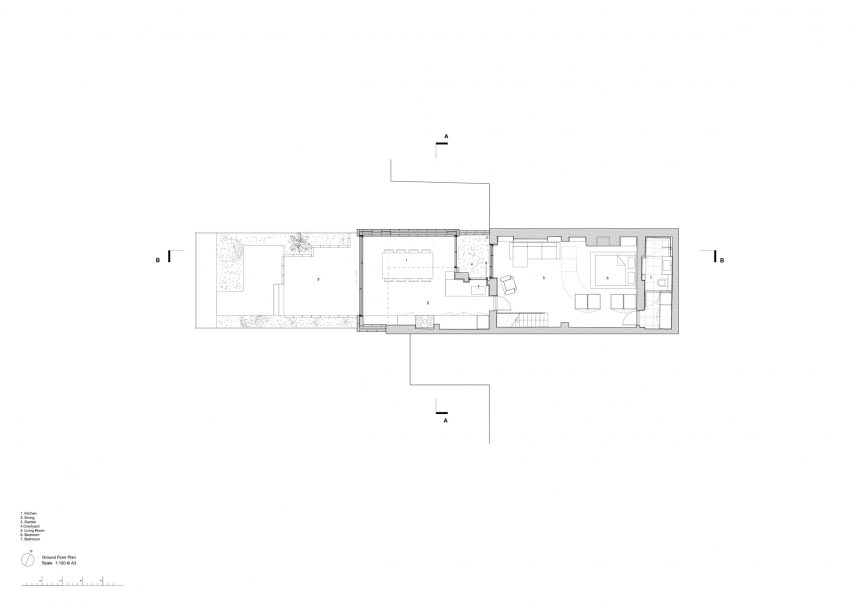 Floor plan of Oasis house by Unknown Works