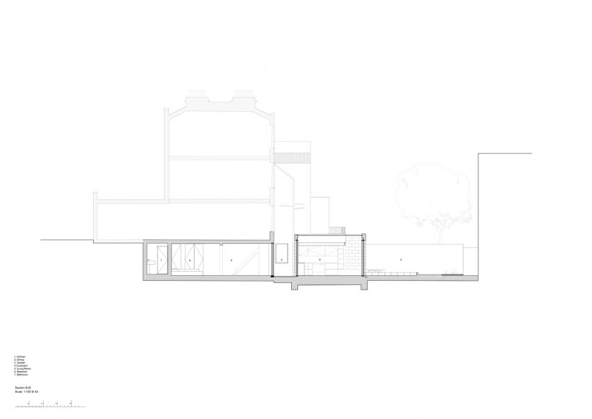 Section of Oasis house by Unknown Works