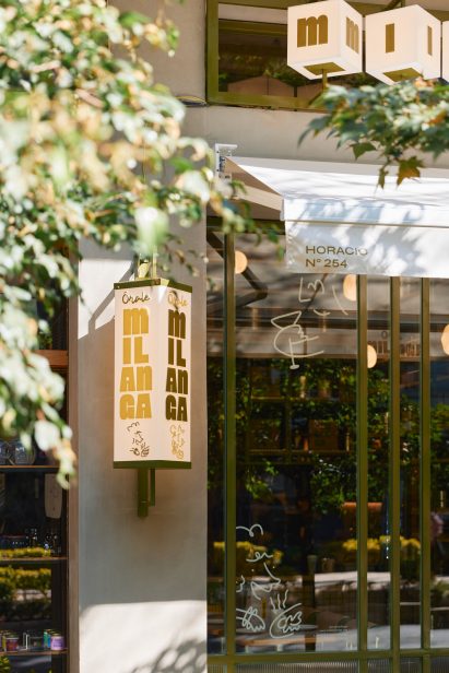 Exterior view of Órale Milanga restaurant in Polanco