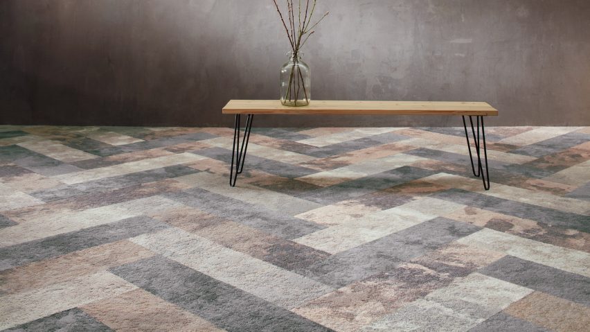 Painted Garden flooring by Milliken