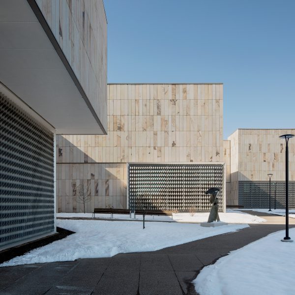 Sandstone museum facade