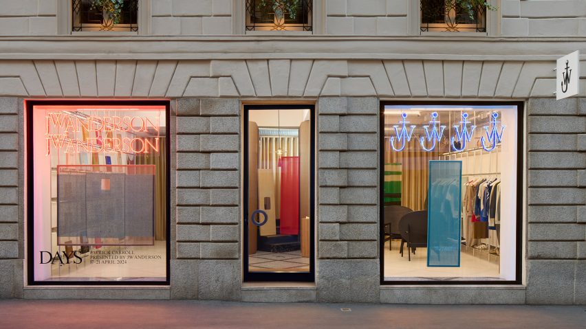 Patrick Carroll exhibition at the JW Anderson store