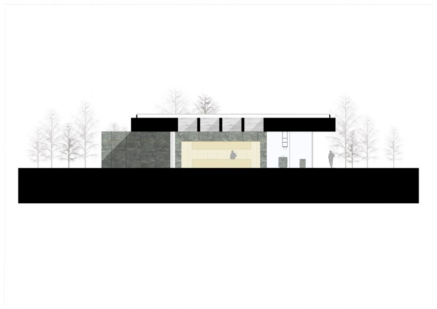Section of Pavilion in the Garden by Spaceworkers