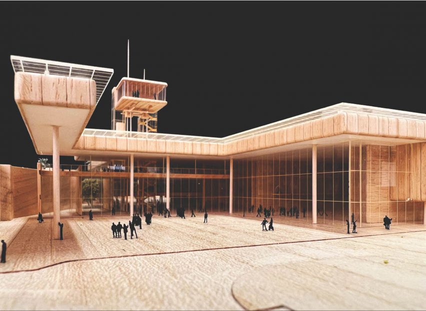 Renzo Piano cultural centre model