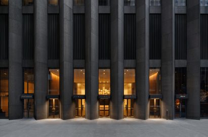 The renovation included restoration of the facade and an overhaul of the interiors