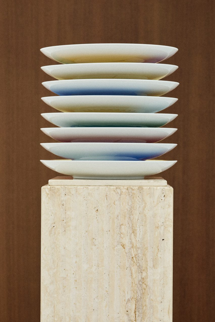 Plates from the Segnaposto Villa Planchart collection