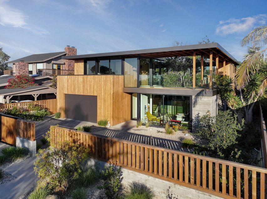 House with window fence