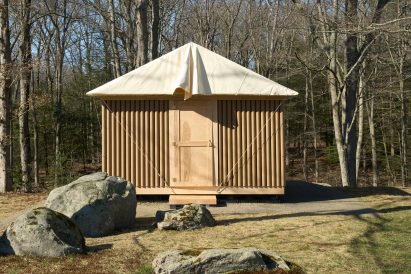 Paper Log House in Connecticut