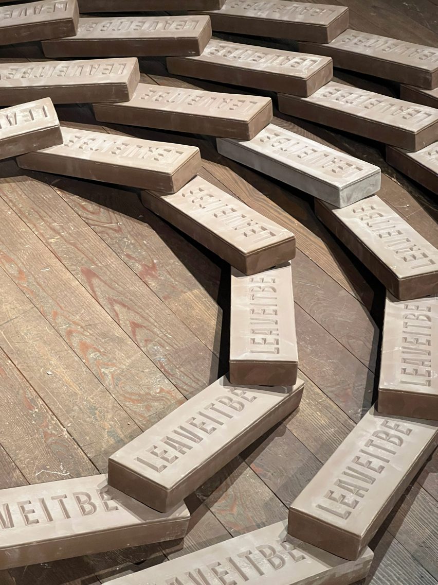 Wooden block read LETIBE