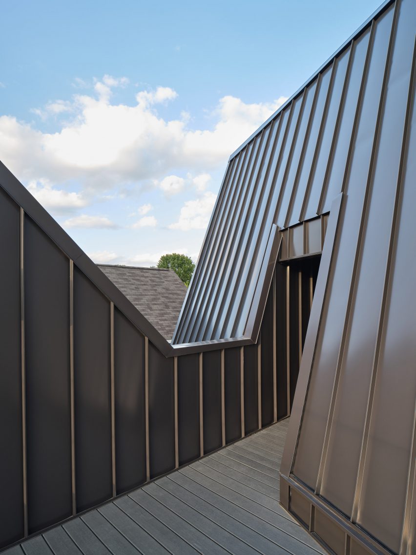 Metal clad rooftop structure