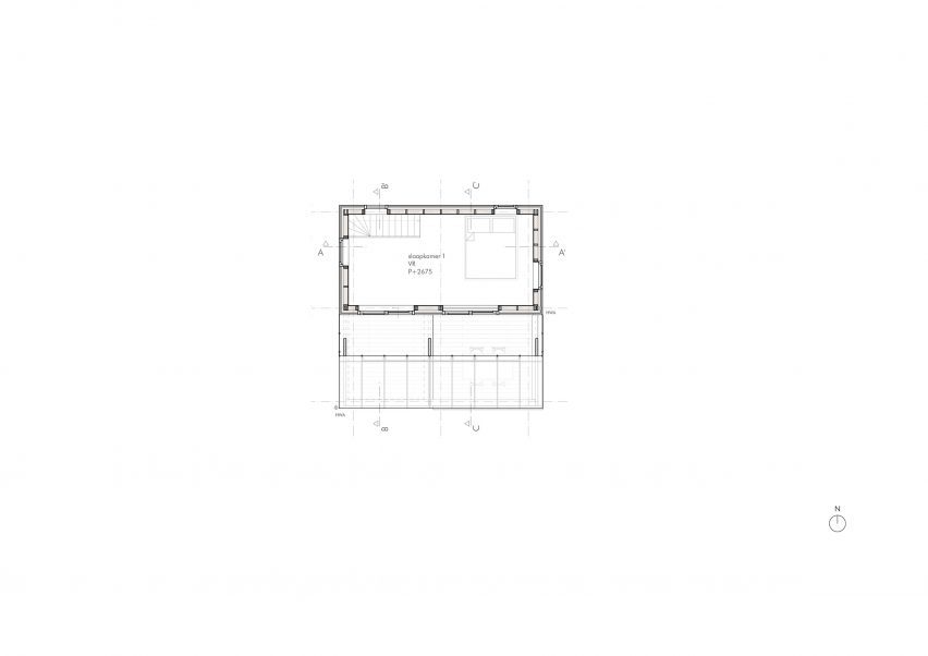 First floor plan of Sprout Ruben & Marjolein by Woonpioniers