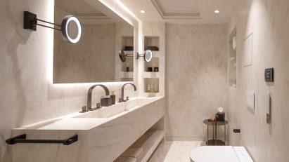 Masterpiece Bathroom in Bulgaria by Corian Design