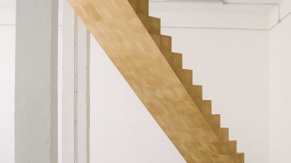 Flaxwood installation by Christien Meindertsma and Dzek