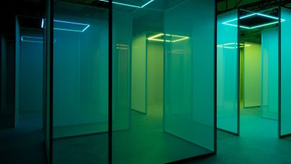 Making sense of color installation by Chromasonic for Google at Milan design week 2024