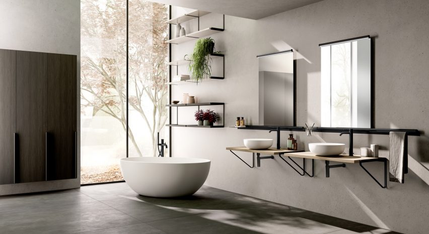 Stilo furniture system by Spalvieri & Del Ciotto for Scavolini