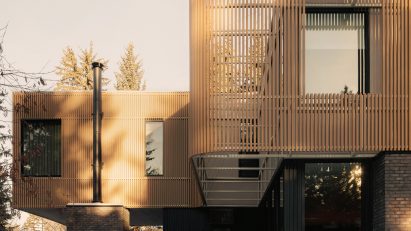 Wooden Calgary house