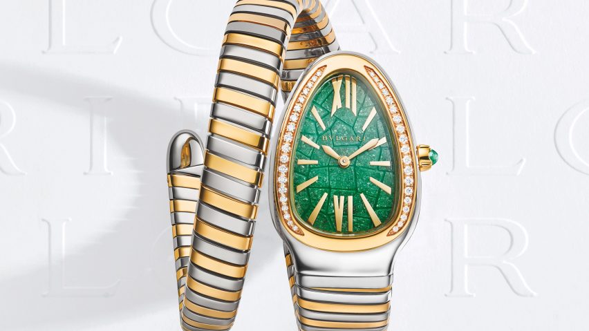 Tadao Ando serpentine watch for Bulgari