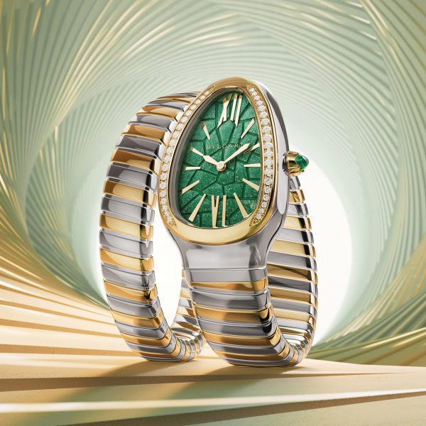 Tadao Ando serpentine watch for Bulgari
