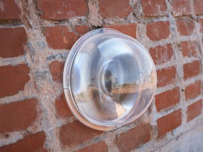 Acrylic dome built into structure by HCCH Studio