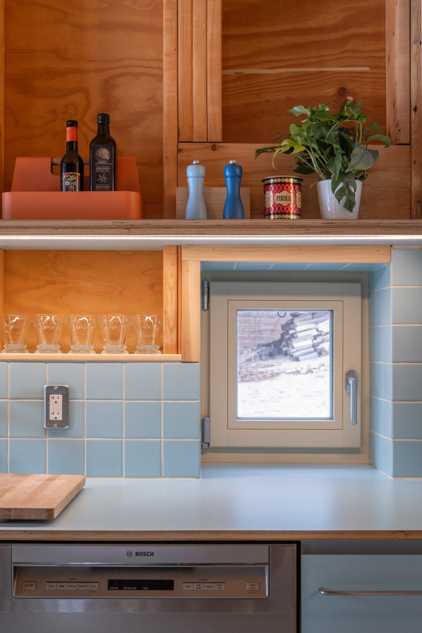 Very small kitchen window