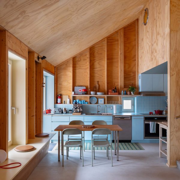 Light blue kitchen