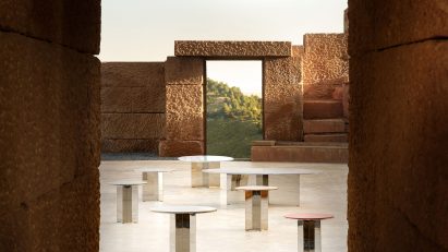 Andromeda coffee tables by LSM for UniFor