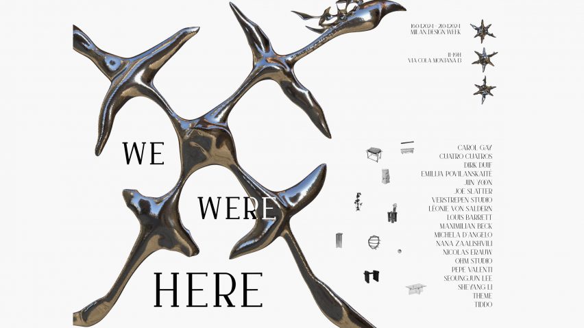 Graphic for the We Were Here exhibition
