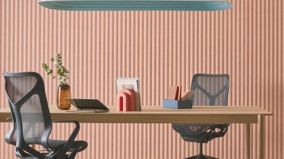 Woven image acoustic panels