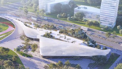 Aerial view of Museum of Technology in Xi'an