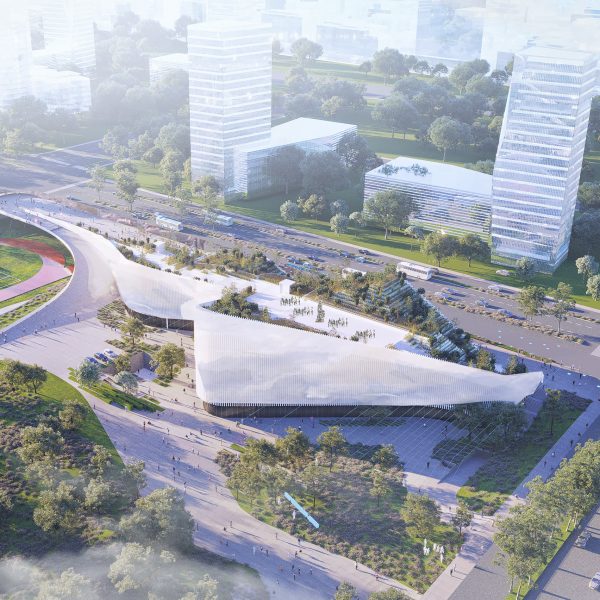 Aerial view of Museum of Technology in Xi'an